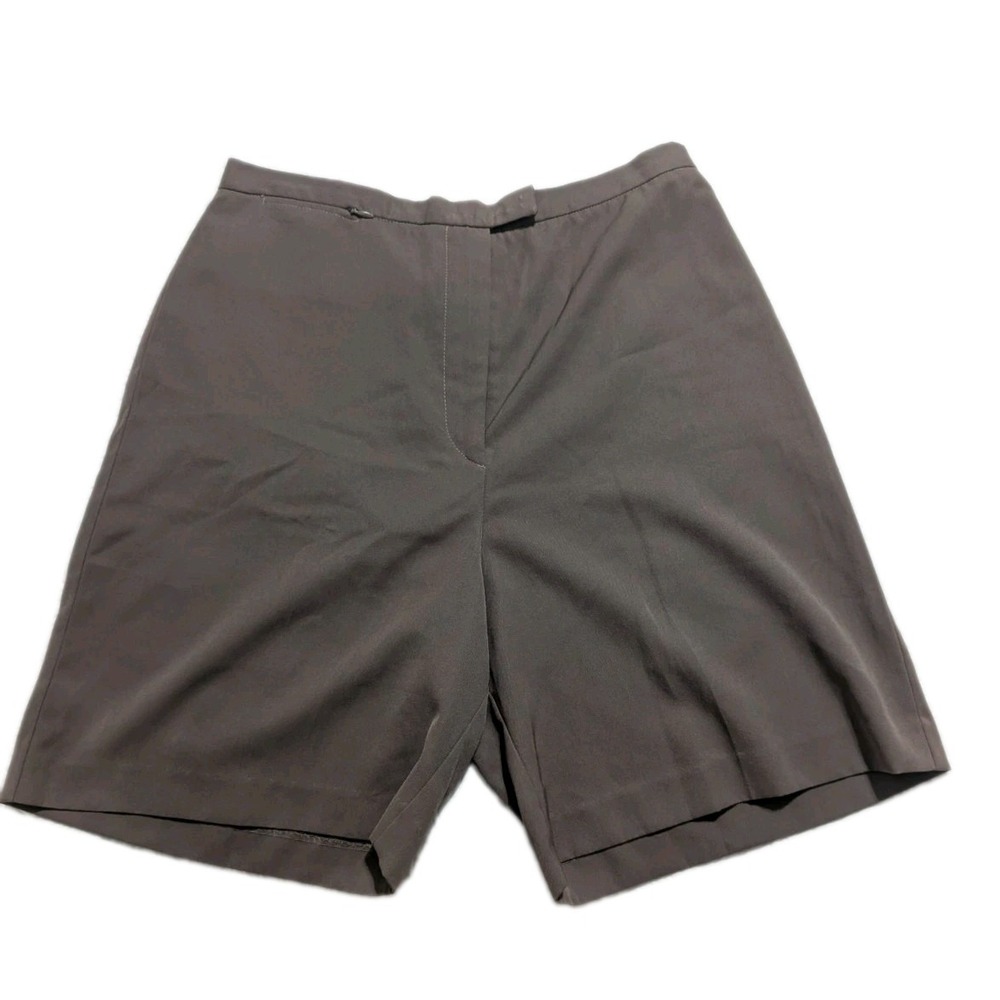 Vintage Haley Women's Brown High Rise Bermuda Walking Shorts Size 12 USA Made